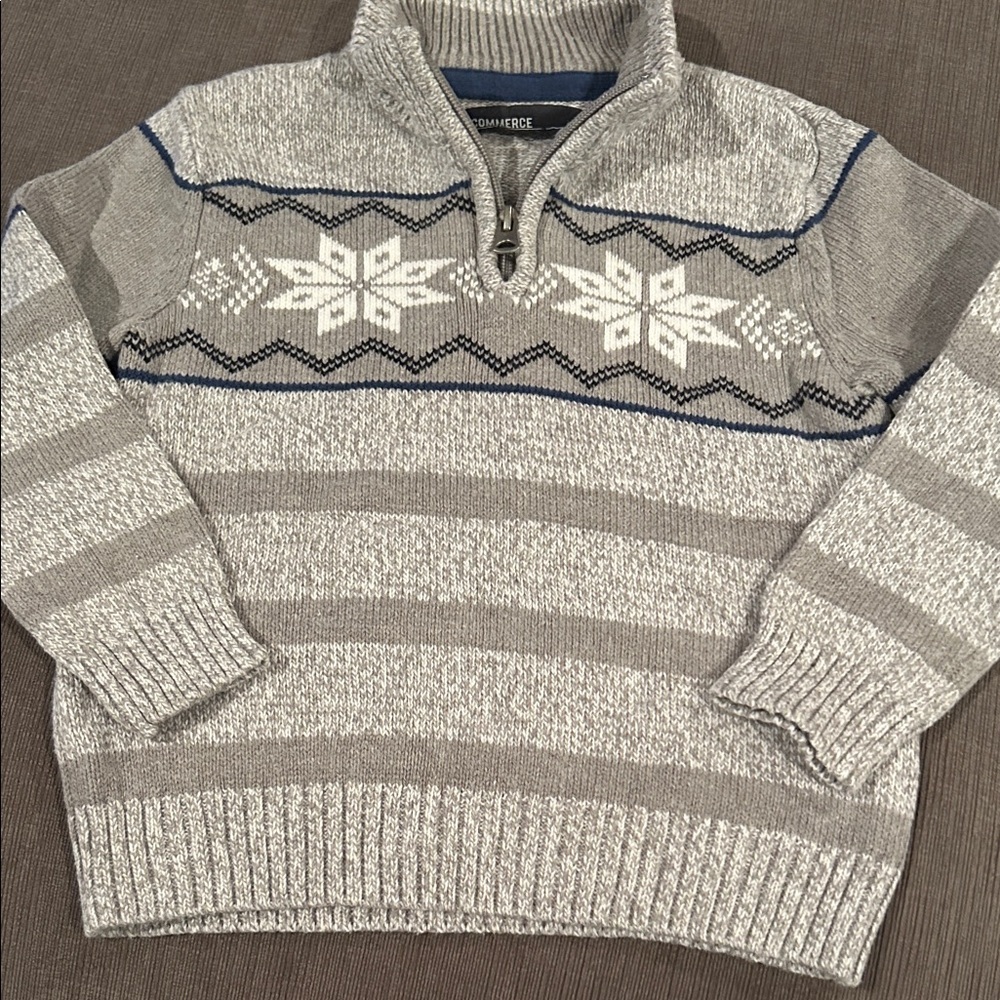 5/$20 COMMERCE Boys Knit Sweater 4T